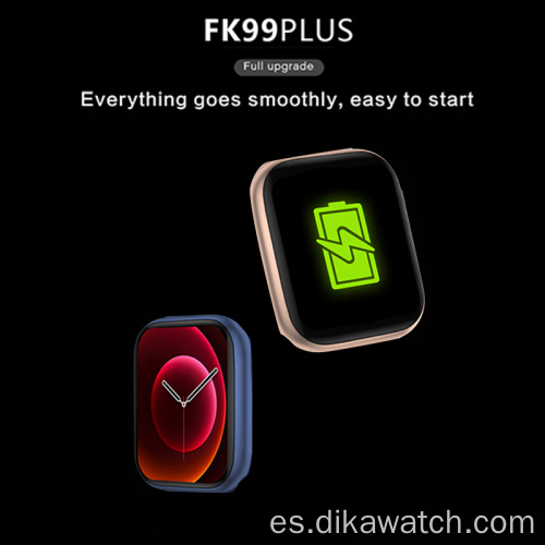 FK99plus Smart Watch personalizable BT Call Carga inalámbrica
